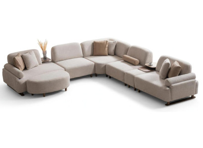 Modulares Ecksofa in L-Form mit modernem Design und flexiblem Komfort