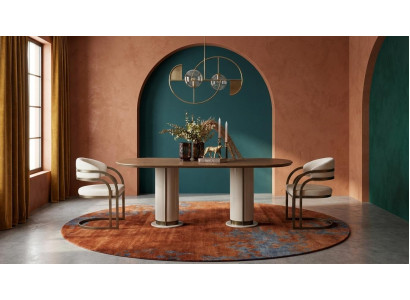 Luxus Esszimmer Set mit Esstisch und Stuehlen Modern