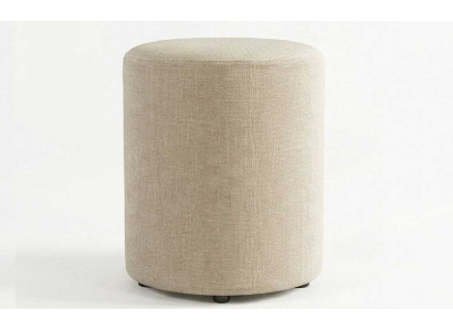 Hocker Beige Modern Luxus Polsterhocker Sitzhocker