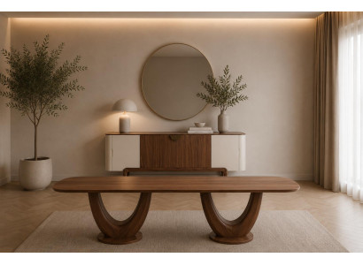 Luxuriöses Esszimmer-Set mit Esstisch & Sideboard