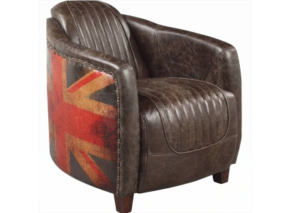 Sessel Union Jack Clubsessel British Style Vintage Retro Antik Design