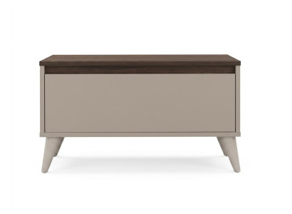 Braun-beiger Couchtisch rechteckiger Tisch Wohnzimmertisch TV-Ecke modern
