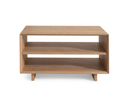 Brauner Couchtisch Holztisch moderner Tisch Wohnzimmermöbel TV-Ecke