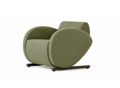 Sessel Stoff Polstersessel Wohnzimmer Modern Elegant Stilvoll Bequem