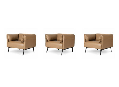 Drei Sessel Polstermöbel Wohnzimmer Modern Elegant Stilvoll Design
