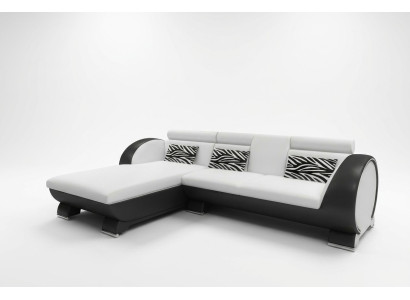 LEDERSOFA SOFA ECKCOUCH POLSTER ECKSOFA SOFAGARNITUR DESIGNER COUCH BARFUNKTION