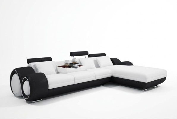 edersofa Couch U-Form Wohnlandschaft Ecksofa Garnitur Design Modern
