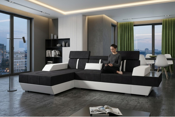 Stoffsofa Ecksofa Textil Stoff Wohnlandschaft Polster Neu Textilsofa Sofa Couch