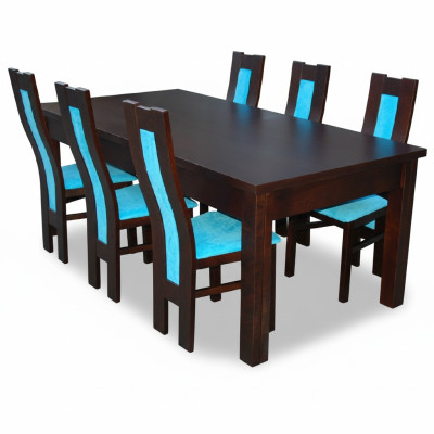 Esstisch + 6 Stühle Esszimmer Stuhl Set Essgruppe Moderner Tisch Tische Neu