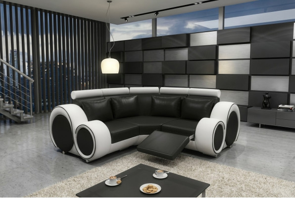 Ecksofa Sofa Couch BERX Polster Wohnlandschaft Leder Eck Sofas Garnitur L Form