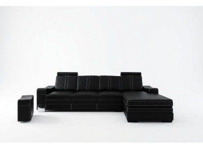 LEDERSOFA WOHNLANDSCHAFT ECKSOFA NEU GARNITUR SOFA XXL LEDERCOUCH LEDERECKSOFA !