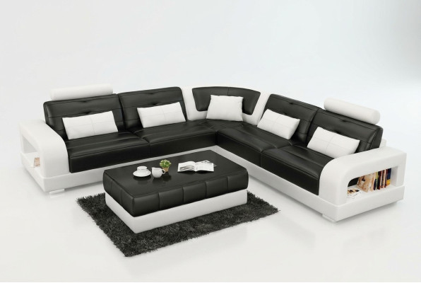 LEDERSOFA SOFA ECKCOUCH ECKSOFA SOFAGARNITUR DESIGNER COUCH WOHNLANDSCHAFT