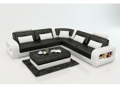 LEDERSOFA SOFA ECKCOUCH ECKSOFA SOFAGARNITUR DESIGNER COUCH WOHNLANDSCHAFT