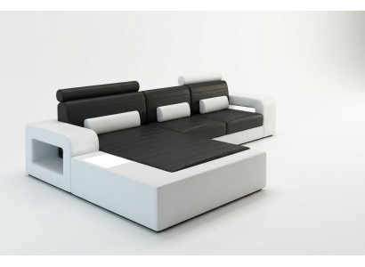 LEDER *MOD H2209 BETA* ECKCOUCH GARNITUR LEDERCOUCH NEU SOFA GARNITUR ECKSOFA