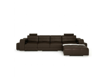 LEDERSOFA ECKSOFA COUCH DESIGNER PISA WOHNLANDSCHAFT COUCH SOFA L FORM BETA NEU