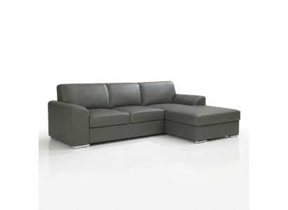 Innovation im Wohnzimmer Ecksofas mit Stoffpolsterung und ausziehbarer Schlaffunktion