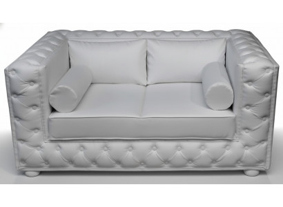 Chesterfield Couch Sofa Garnitur 3 Sitzer Polster Leder Sofas Couchen Neu A922