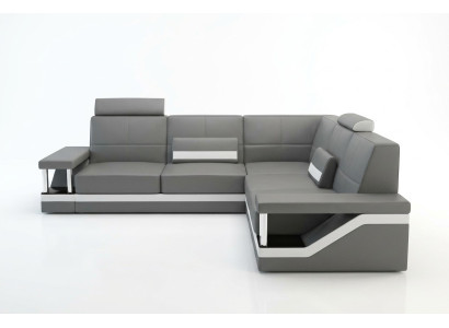 Ledersofa Eckcouch Sofa Couch Poster Eckgarnitur Sofas Stoff Leder Garnitur Neu