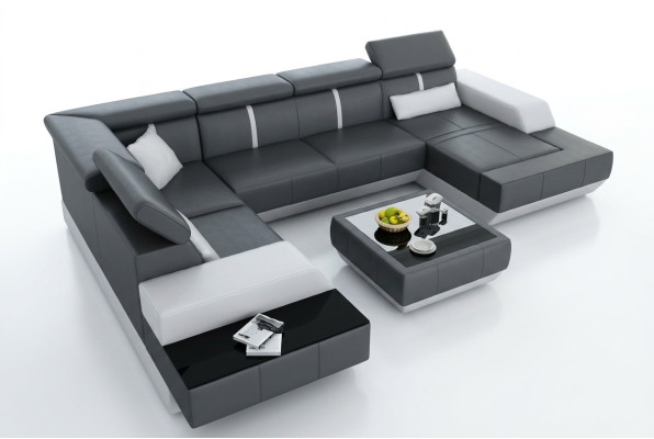 Ledertische Couchtische Tische Designer Glastisch Couchtisch MANS
