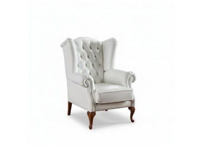 Chesterfield Sessel Vollleder Klassische Fernsehsessel Ohrensessel CL-FOTEL