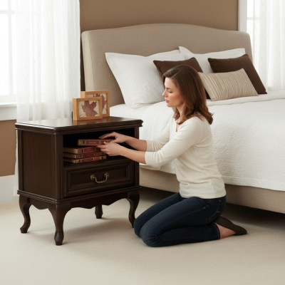 Nachttisch Nachttische Tisch Konsole Schlafzimmer Beistelltisch antik Stil Neu