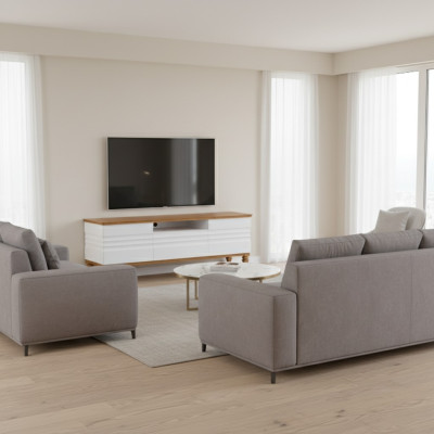  TV Lowboard Board Schrank Fernsehtisch Unterschank RTV Kommode Kommoden TO-RTVD 
