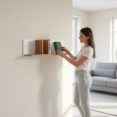 Klassische Schrank Regale Landhaus Hängeregal Regal Conti Torino TO-P1 Wandregal