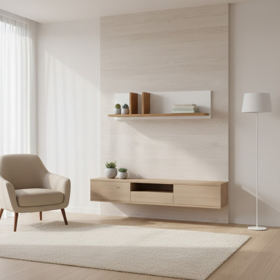 Klassische Schrank Regale Landhaus Hängeregal Regal Conti Torino TO-P1 Wandregal