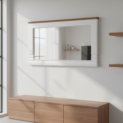 Spiegel Holzrahmen Großer Wandspiegel Klassischer Designer Spiegel Model TO-L1