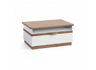 Couchtisch Wohnzimmer Tisch Beistell Glas Polster Leder Tische Holz Klassischer