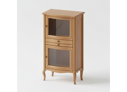 Echtholz Kommode Beistellschrank Klassische Bar Rustikale Landhaus PR-KB 1-2 L,R