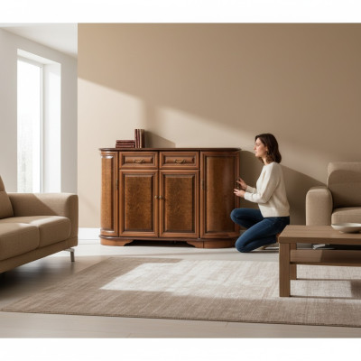 Klassische Kommode Kommoden Kommodenschrank Beistellschrank Landhaus Model Z-K4P