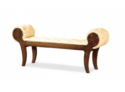 KLASSISCHER HOCKER RETRO RUSTIKAL FUßHOCKER OTTOMANE SITZBANK BANK - Model N