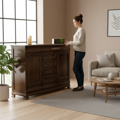Klassische Kommode Beistellschrank Landhaus Kommodenschrank Kommoden Model N-K6A