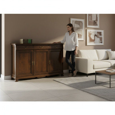Klassische Kommode Kommoden Beistellschrank Landhaus Kommodenschrank Model N-K3