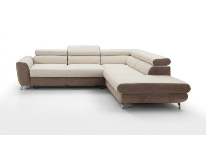 Ecksofa Wohnlandschaft Sofa mit Bettfunktion Ecksofa Couch Ecke Polster Garnitur