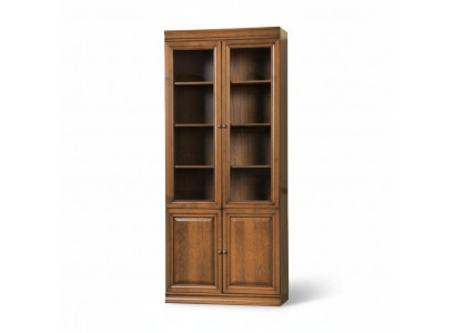 Klassische Schrank Bücherschrank Bücherregal Vitrine Vitrinenschrank Glasschrank