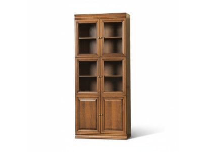 Klassische Schränke Schrank Schrankwand Vitrine Vitrinenschrank Glasschrank SE-1