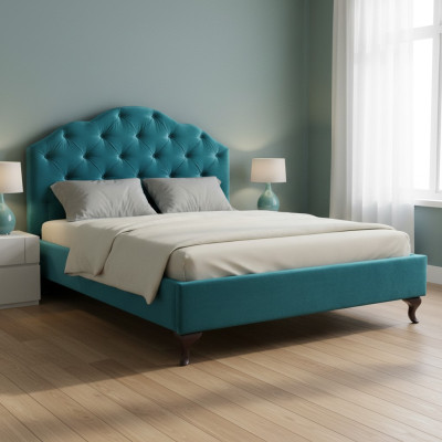 Designer Bett Betten Ehebett Doppelbett Polsterbett Lederbett - Model CL-4