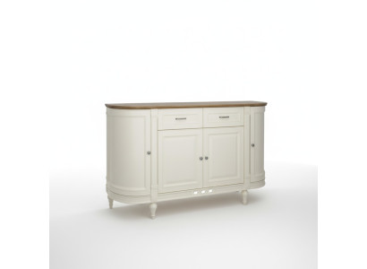 Klassische Kommode Vitrine Kommoden Vitrinenschrank Kommodenschrank FL-K4