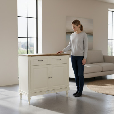 Klassische Kommode Vitrine Kommoden Vitrinen Kommodenschrank Schrank FL-K2