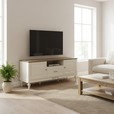  TV Lowboard Board Schrank Fernsehtisch Unterschank RTV Fernsehschrank FL-RTVD 