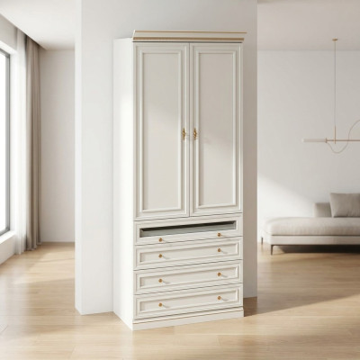 Klassische Element Begehbarer Kleiderschrank Schränke Schrank Schrankwand NEU 