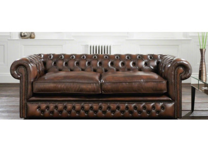 Chesterfield 3 Sitzer Big Sofa Couch Textil Samt Polster Sofas Leder Couchen Neu