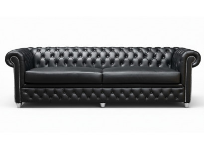 Chesterfield 3 Sitzer XXL Polster Sitz Couch Sofa Garnitur Big Couchen 2016-22