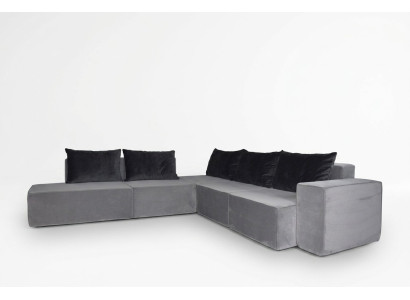 Designer Sofa Ecksofa Stoffsofa System Sofa Textil Samt Eckcouch Couch SL Sofa 2