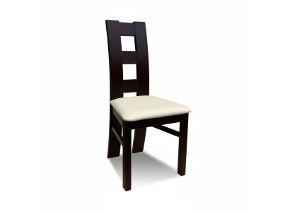 MASSIVHOLZ Weiß SCHWARZ HOLZ DESIGNER STUHL ESSZIMMERSTUHL MODERN DEKORATIVE