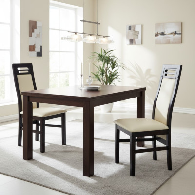 MASSIVHOLZ HOLZ STUHL MODERN DESIGNER LANGE ESSZIMMERSTUHL KÜCHE DEKORATIVE