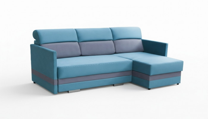 Sofa Schlafsofa Designer Sofa mit Bettfunktion + Bettkasten Ecksofa Couch NEU