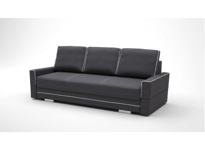 Schlafsofa Klappcouch 3-Sitzer Schlaffunktion + Bettkasten Couch Sofa Klappsofa